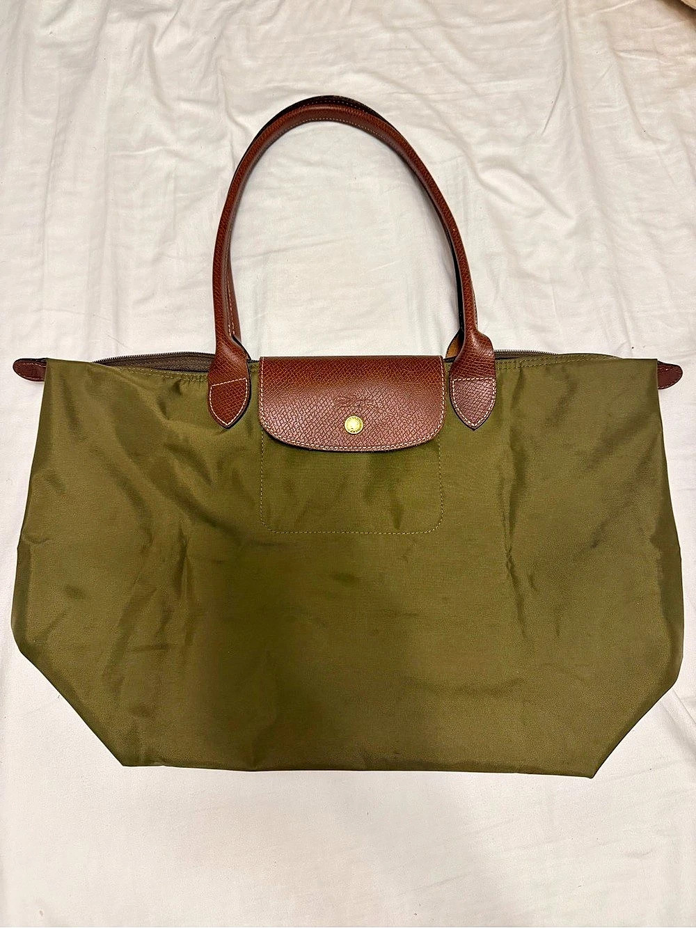 Longchamp Le Pliage Original L Tote Bag - OLIVE